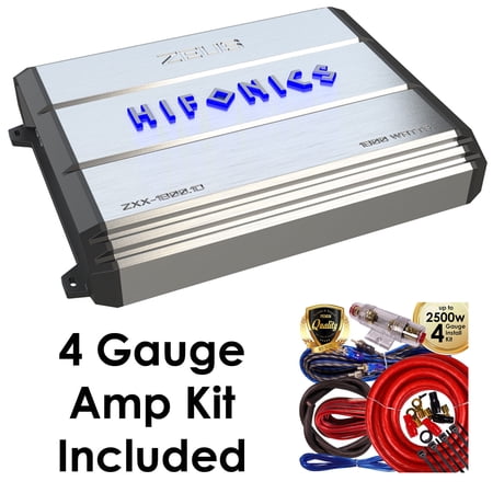 Hifonics Zeus ZXX-1800.1D 1800W RMS Mono Block Class D Car Audio Amplifier /kit