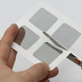 thumbnail image 3 of 16pcs Door and Window Screen Sticky Repair Patch, 4x4 Inch Self-Adhesive Fiberglass Holes Cover Mesh Tape Kit, Strongly Bonded Waterproof Mesh Fabric for Door and Window Screen Surface DIY Repairment, 3 of 7