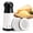 Black-Cheese, variant on Manual Cilantro Chopper - Herb Grinder with Stainless Steel Blades for Parsley Cheese and Butter - Coarse Prep Tool