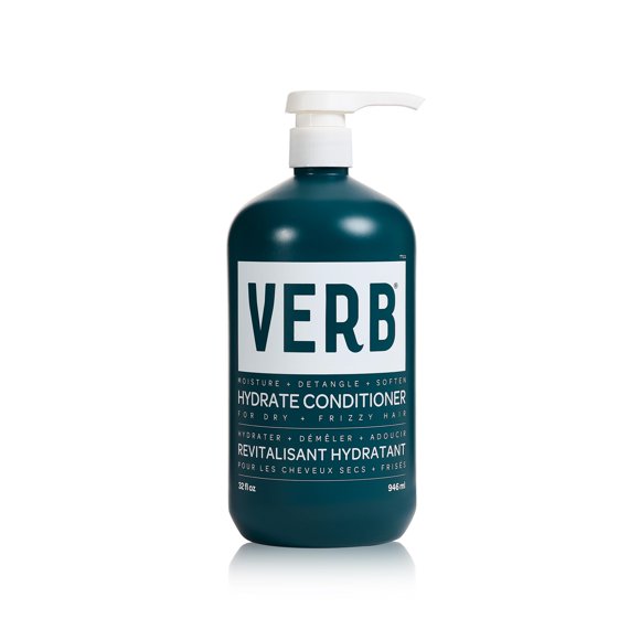 VERB après-Shampooing Hydratant Démêle les Cheveux Secs et Frisés pour Réduire les Frisottis et Ajouter de l'Humidité aux Cheveux, 32 oz