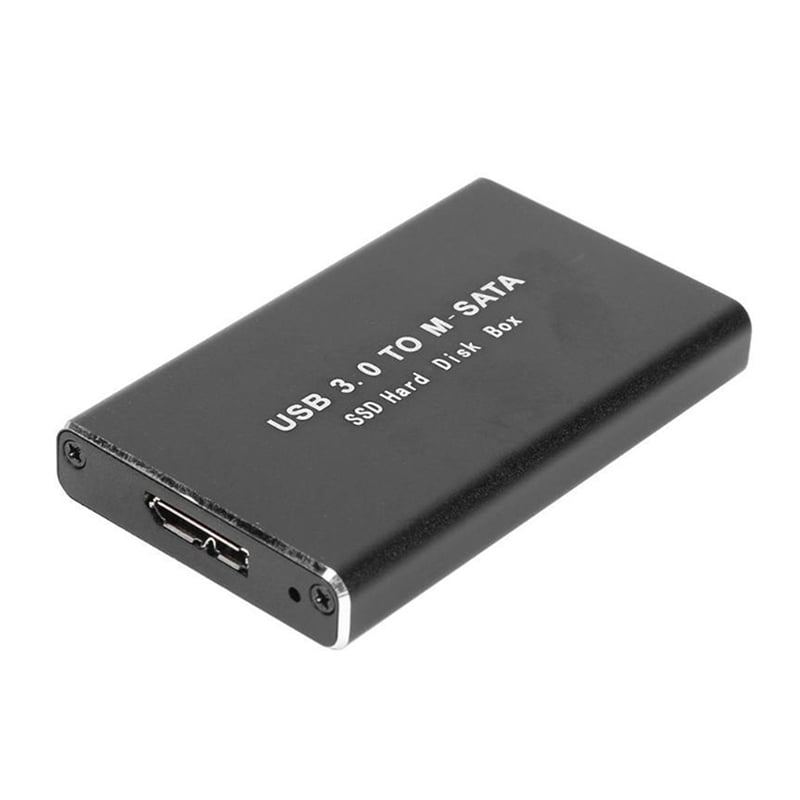 6X MSATA to USB 3.0 SSD Enclosure External Hard Drive Disk Box Storage Case Adapter for 30X50mm 30X30mm MSATA SSD