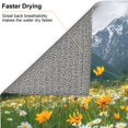 thumbnail image 6 of Honeii Mountain Daisy Meadow for Dish Drying Mat for Kitchen Counter, Non-slip Rubber Backed, Hide Stain Kitchen Super Absorbent Draining Mat, Dish Rack Pad, 6 of 8