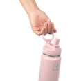 thumbnail image 4 of Takeya Actives Stainless Steel Water Bottle w/Straw lid, 24oz Blush, 4 of 4