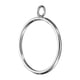 thumbnail image 4 of Anillos de cortina Uxcell de 28 PCS, anillo colgante de 1.8 pulgadas en plata, 4 of 5