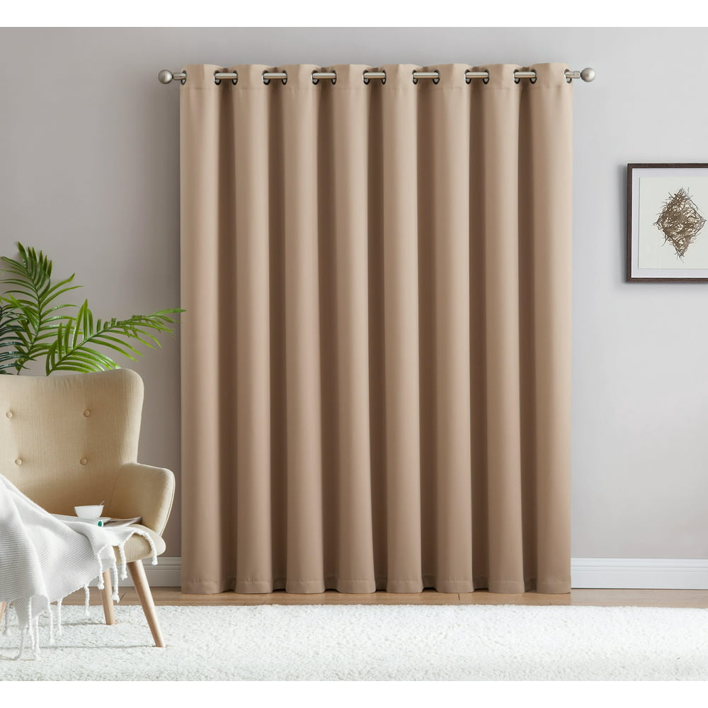 Nicole - 1 Patio Extra Wide Premium Thermal Insulated Blackout Curtain