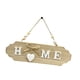 thumbnail image 1 of Letrero de madera para puerta colgante, placa de madera colgante con lazo, colgador decorativo para puerta casa de madera, 1 of 9