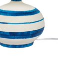 thumbnail image 4 of TOV Furniture Positano Blue Striped Papier Mache Table Lamp, 4 of 7