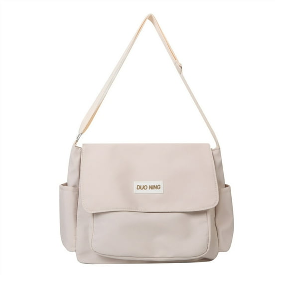 Necvior All-Matching Messenger Shoulder Bag for Women Simple Crossbody Bag School Bag
