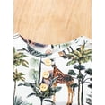 thumbnail image 5 of FEORJGP Toddler Baby Girl Boy One-piece Rompers 6M 9M 12M 18M 2T 3T Infant Casual Long Sleeve Jumpsuits Animal Tree Print Round Neck Bodysuits Kids Liion Comfy Casual Clothes for Spring Fall, 5 of 9