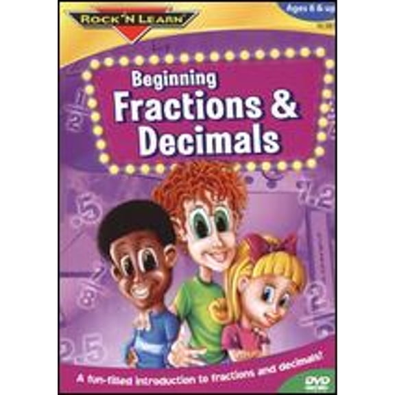 Pre-Owned Rock 'N Learn: Beginning Fractions & Decimals (DVD 0725696898129)