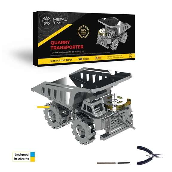 Quarry Transporter Mechanical Truck DIY Model Kit