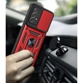thumbnail image 3 of Case for Samsung Galaxy A32 5G (Not 4g) with Slide Camera Cover,Military Grade Heavy Duty Protection Phone Case Cover with Magnetic Ring Kickstand for Samsung Galaxy A32 5G SJ Black, 3 of 7