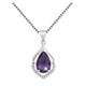 thumbnail image 1 of Collar de cristal morado para mujer, accesorios para la clavícula, collar corto de moda, colgantes y colgantes, 1 of 7