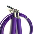 thumbnail image 3 of destyer Corde à Sauter Rapide pour Intérieur et Extérieur, Perte de Poids, Exercice, Gym à Domicile, Violet, 3 of 9