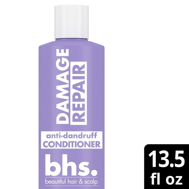 BHS Damage Repair AntiDandruff Conditioner for Damaged Hair, 13.5 fl