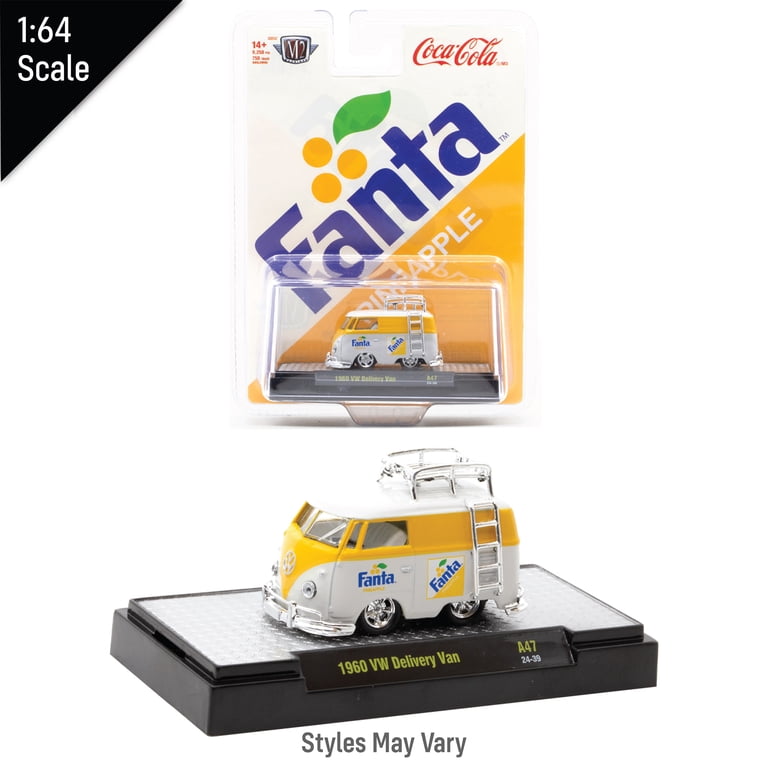 M2 Machines Coca-Cola 1:64 Scale Diecast Car or Truck with Rubber