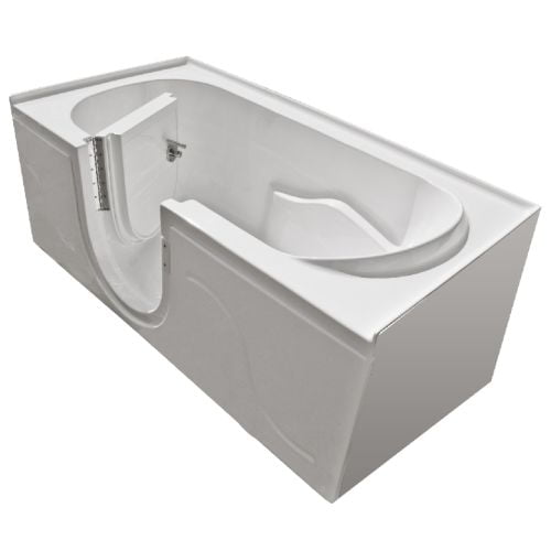 MediTub 3060SIRSC 60" x 30" Walk In Soaking Tub with and RightSwing