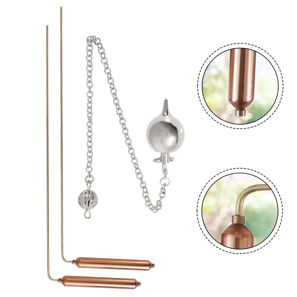 2 Pieces Copper Divining Rods Metal Detector for Divination/Treasure Tools
