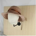 thumbnail image 3 of Soporte de peluca moderno en percha de peluca estable Beige Gloria Soporte para peluca montado en la pared, 3 of 8