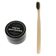 Enhance Your Smile's Radiance: Activated Charcoal Toothpaste & Bamboo Toothbrush for Natural Teeth Whitening