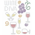 thumbnail image 2 of Magnetic Rhinestone Template Set - WINE DIVA, 2 of 4