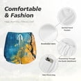 thumbnail image 6 of Lsque Abstract Night Sky Tree Printed Women's Running Shorts with Liner Pockets,Elastic Quick Dry Workout Athletic Gym Yoga Shorts,Womens High Waist Shorts-Large, 6 of 9