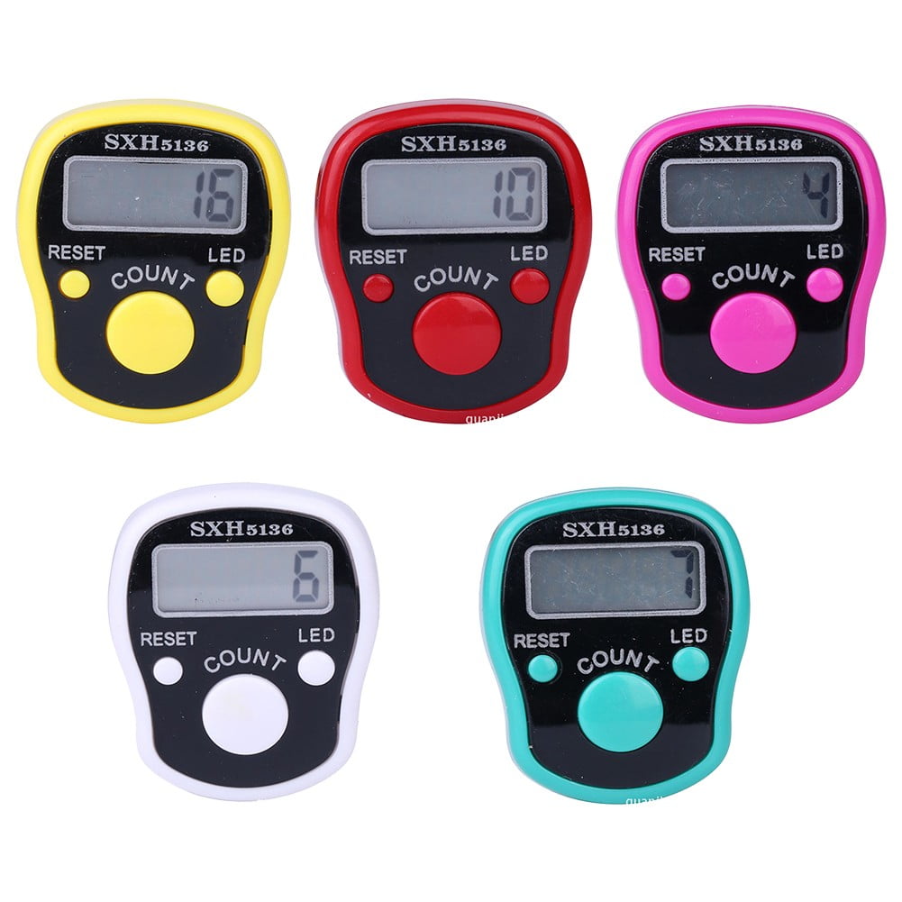 Led Luminous Finger Counter Digital Electronic Lap Counter Handheld Tally  Counter