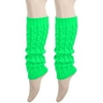 thumbnail image 5 of Fgnfyis Retro Knitted Leg Warmers Crochet Long Boot Socks Christmas Thickened Warm Socks for Women Adult Party Dance Yoga Knee High Stockings Green, 5 of 5