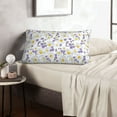 thumbnail image 6 of Lsque Daisies Flowers Pattern Pillow Case – Soft & Cozy Throw Pillow Cover, Hypoallergenic Cushion Case for Sleeping Women with Envelope Closure-14"x20", 6 of 6