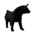 thumbnail image 3 of Minifiguras negra de simulación, colección de modelos de manualidades, figuras de acción detalladas realistas, muñeco de toro artesanal para, 3 of 9