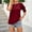 Solid, variant on YHAJDS Womens Short Sleeve Tshirts Top for Women Short Sleeve Shirt Short Sleeve Round Neck Solid Color Loose Fit Casual Tee