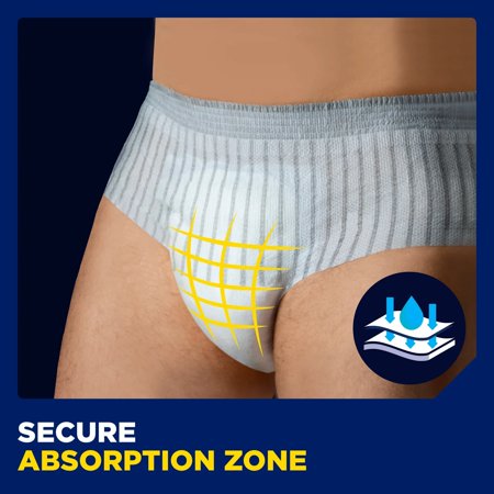 Tena Protective Incontinence Underwear for Men, Small/Medium, 16 Ct