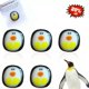thumbnail image 3 of Pingüino de bolsillo de cristal TUMALL, lindo regalo de animal, pensando en ti, abrazo en el buzón, 2024: aquí tienes un abrazo, 3 of 8