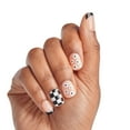 thumbnail image 2 of KISS imPRESS Press on Nails, Into The Warmth, Black, Short Squoval, 30 Count, 2 of 11