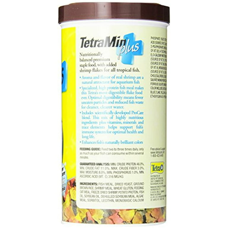  TetraMin Nutritionally Balanced Tropical Flake Food for  Tropical Fish : Pet Supplies