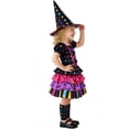 thumbnail image 3 of Polka Dot Witch Halloween Costume for Toddlers, Size 3T-4T, by Way to Celebrate, 3 of 8