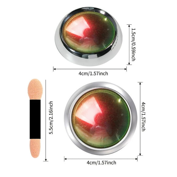 EDHITNR Clearance Canned Painted High-density Mirror With Hooked Edges And Super Shiny Nail 0.5g Black and Friday Deals 90% off