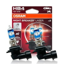 HB4 9006: Osram 9006NL-2HB Night Breaker Laser Halogen Bulbs | Eco Pack | Pack of 2