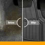Armor All 3-Piece Full-Coverage Rubber Car Floor Mats Black , 78843WDC