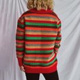 thumbnail image 5 of LOVZFMLL Cardigan pour Femmes, Chandail Rayé, Veste Cardigan à Boutons, 5 of 5