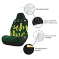 thumbnail image 4 of Uemuo Tropical Summer Vibes Pattern Car Seat Covers for Front Seats Waterproof Seat Covers for Cars, Universal Auto Front Seats Protector Fits for Car-2 PCS, 4 of 6