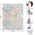 thumbnail image 4 of Multicolor Paisley Pattern Blanket,Comfortable Soft Flannel Throw Blanket,All Season,Warm Lightweight Blankets for Sofa Bed Couch Living Room Chair,30"x40", 4 of 4