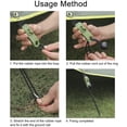 thumbnail image 4 of 24 Pieces Bungee Balls 4,6,9 Inch Black Ball Bungee Heavy Duty Tarp Ball Bungee Cords Elastic String 4mm Thickness Tarp Tie Down Cord for Camping, Tents, Cargo, Holding Wire and Hoses, 4 of 5