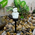 thumbnail image 2 of NSESSHome Resin Snowman Solar Lights Outdoor Waterproof, Christmas Garden Stake Lights for Outdoor Christmas Decorations, Snowman Stake Landscape Lights for Patio Yard, 2 of 5