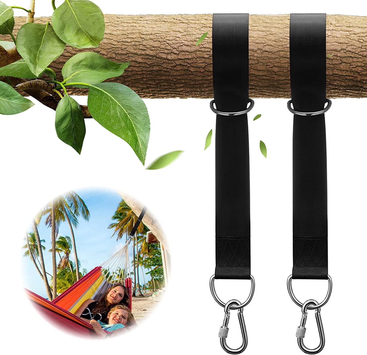 Tree Swing Hanging Straps,Portable Tree Swing Straps Hanging Kit Holds
