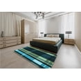thumbnail image 4 of Ahgly Company Indoor Rectangle Patterned Mint Green Area Rugs, 4' x 6', 4 of 6