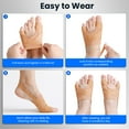 thumbnail image 2 of Bunion Corrector and Toe Protector Guards, Left and Right Foot Support, 1 Pair L, 2 of 6