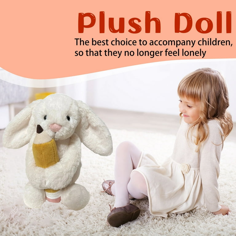  Bashful Bunny with Pencil ぬいぐるみ Bashful Bunny with Pencil - Official Jellycat