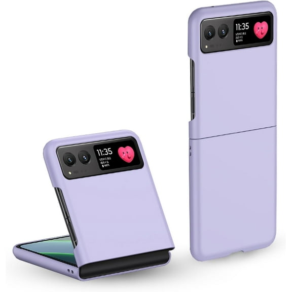 Slim Case for Motorola Razr 2023 Ultra Thin Matte Hard PC Texture Scratch-Resistant Protective Case for Moto Razr 2023 (Purple)