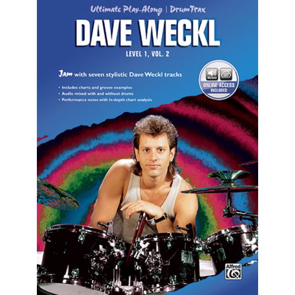 Pre-Owned Ultimate Play-Along Drum Trax Dave Weckl, Level 1, Vol 2: Jam with Seven Stylistic Dave Weckl Tracks, Book & Online Audio [With 2 CD's] (Paperback) 1576234029 9781576234020